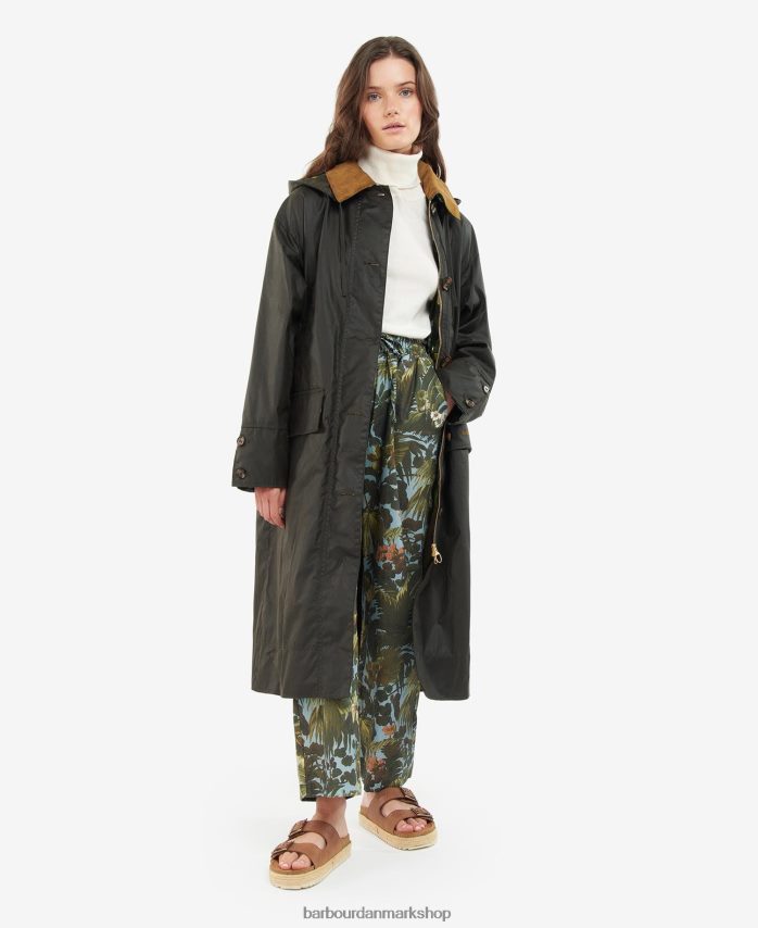 sand/limerence/himmel petiver voks jakke BR2BR21374 Kvinder Barbour x House of Hackney tøj