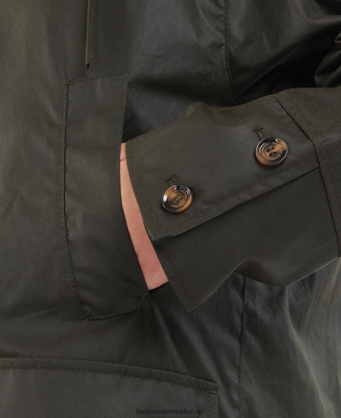 sand/limerence/himmel petiver voks jakke BR2BR21374 Kvinder Barbour x House of Hackney tøj