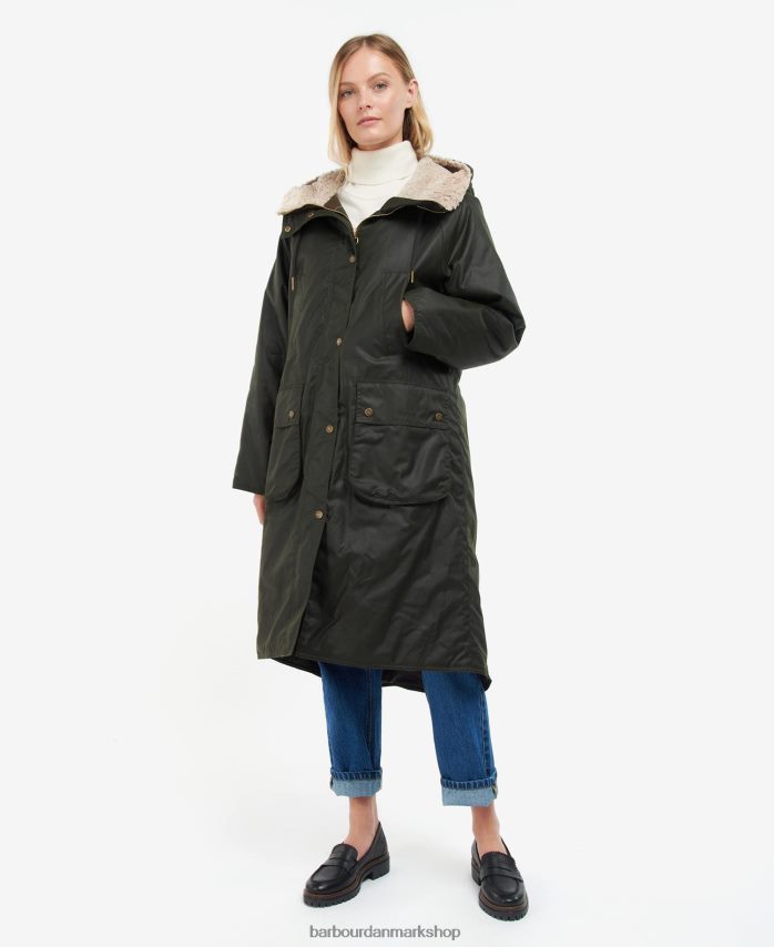 sort/gammel tartan gunnister voksjakke BR2BR21375 Kvinder Barbour tøj