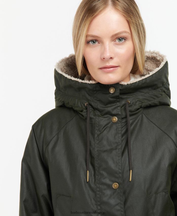 sort/gammel tartan gunnister voksjakke BR2BR21375 Kvinder Barbour tøj