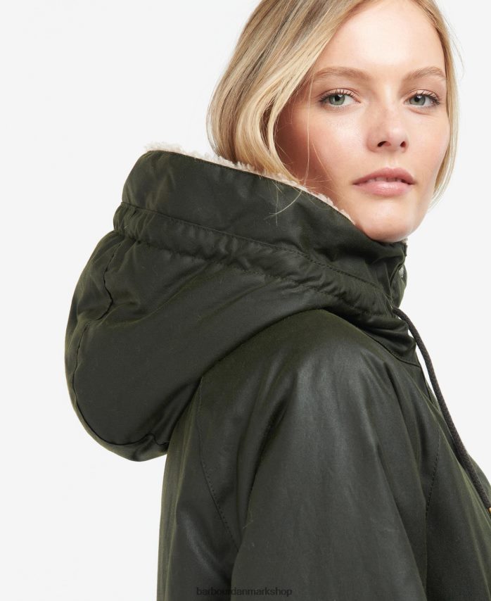 sort/gammel tartan gunnister voksjakke BR2BR21375 Kvinder Barbour tøj