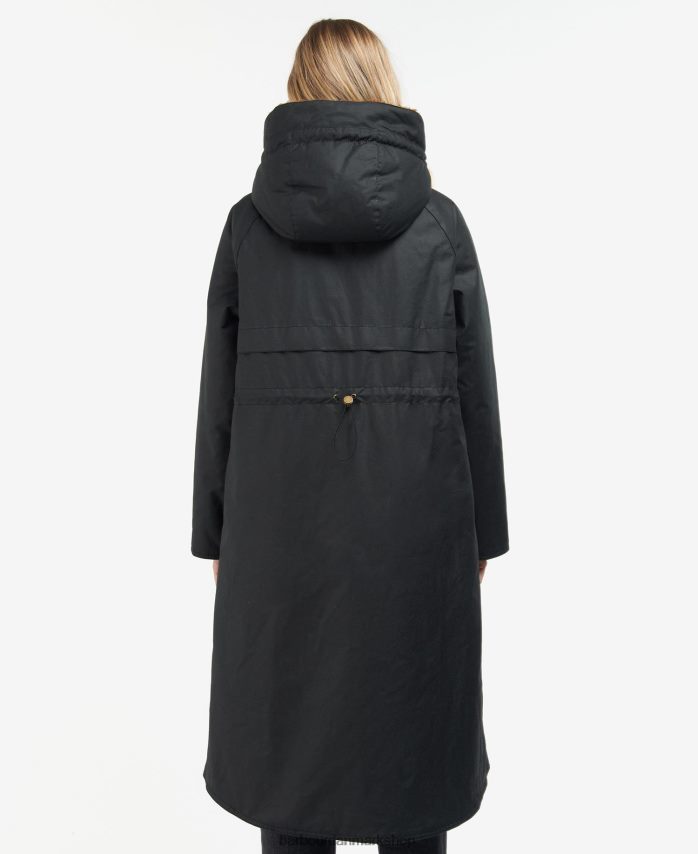 sort/gammel tartan gunnister voksjakke BR2BR21395 Kvinder Barbour tøj