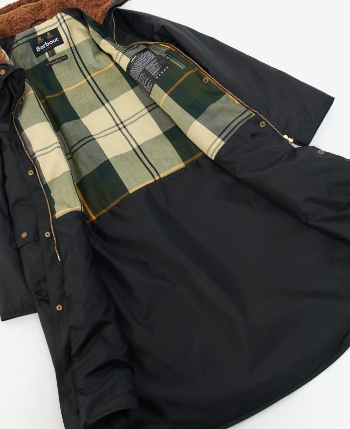 sort/gammel tartan gunnister voksjakke BR2BR21395 Kvinder Barbour tøj