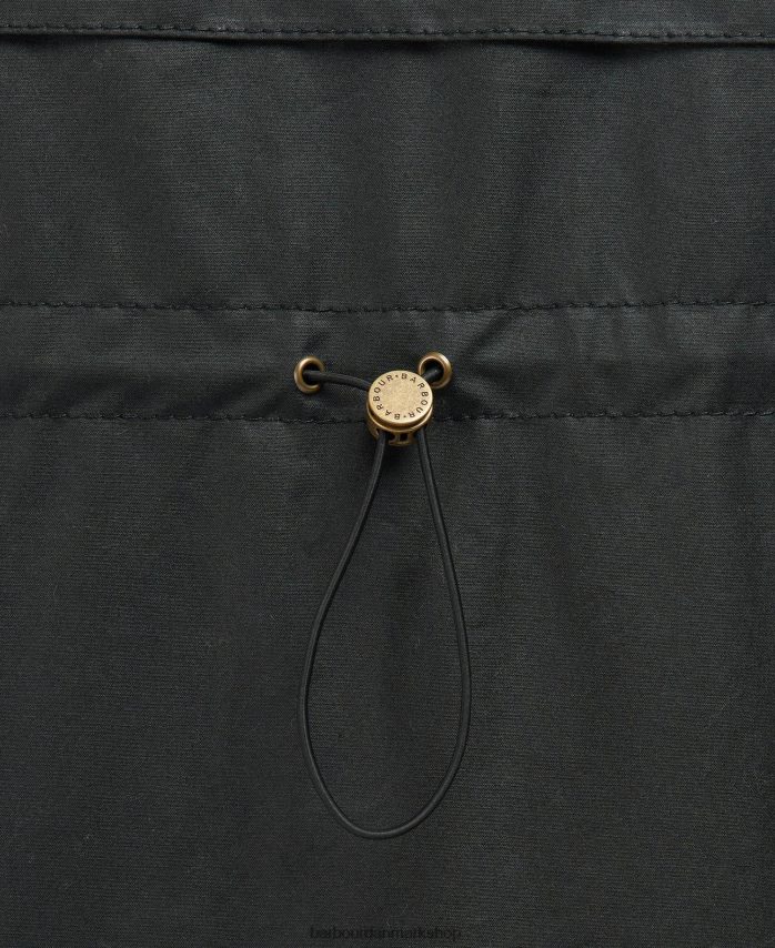 sort/gammel tartan gunnister voksjakke BR2BR21395 Kvinder Barbour tøj