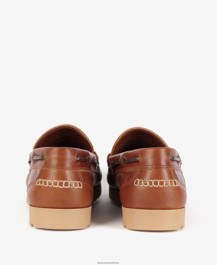 chokolade fairway båd sko BR2BR21333 Mænd Barbour fodtøj