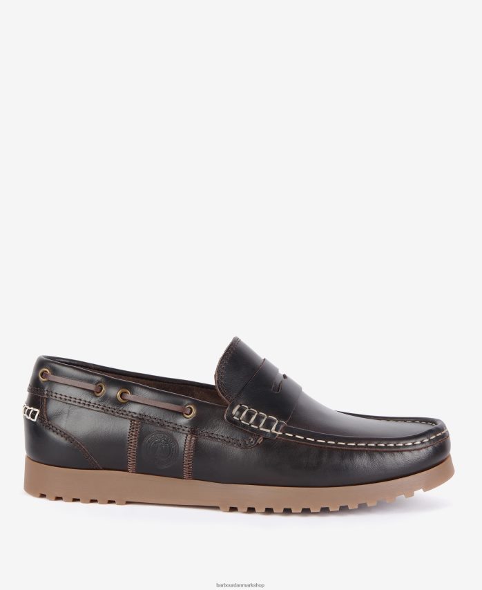 chokolade fairway båd sko BR2BR21336 Mænd Barbour fodtøj