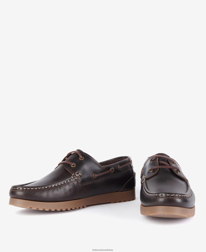 chokolade søgende bådsko BR2BR21340 Mænd Barbour fodtøj
