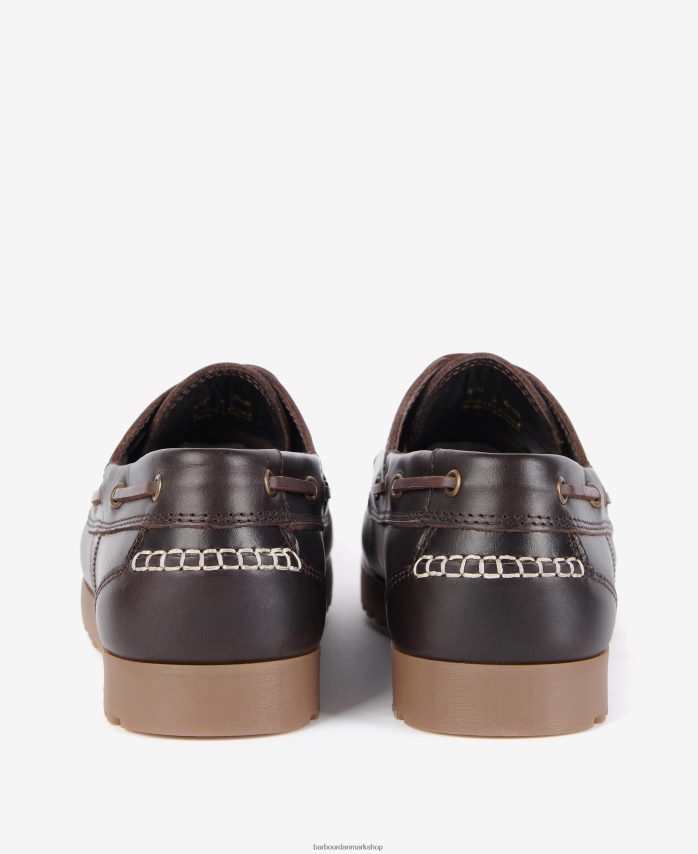 chokolade søgende bådsko BR2BR21340 Mænd Barbour fodtøj