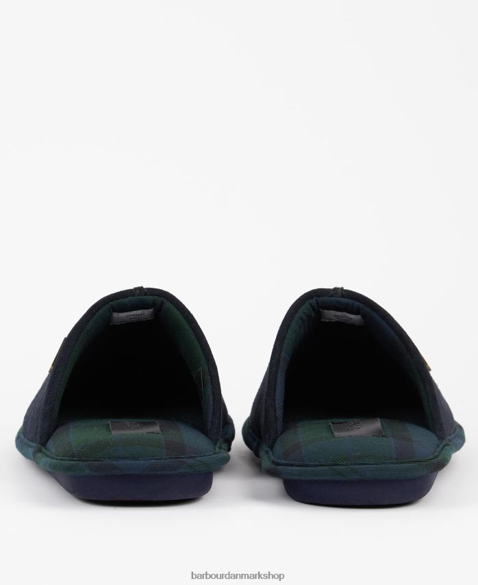 Brun foley hjemmesko BR2BR21248 Mænd Barbour fodtøj