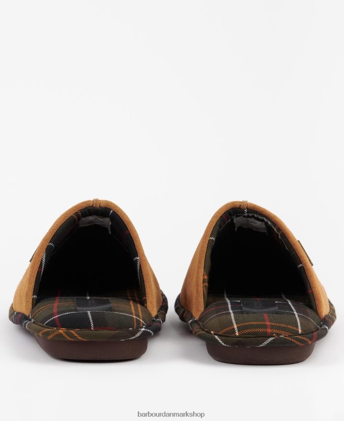 Brun foley hjemmesko BR2BR21251 Mænd Barbour fodtøj