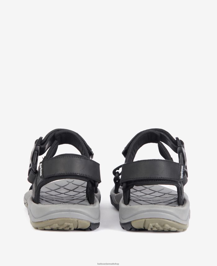 klassisk sort pendle sportssandaler BR2BR21301 Mænd Barbour fodtøj