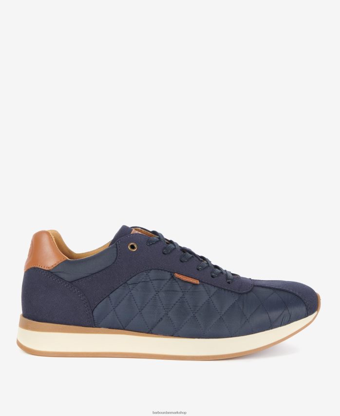 klassisk flåde seth diamant-quiltede sneakers BR2BR21314 Mænd Barbour fodtøj