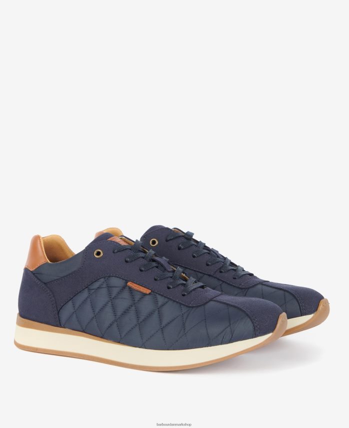 klassisk flåde seth diamant-quiltede sneakers BR2BR21314 Mænd Barbour fodtøj