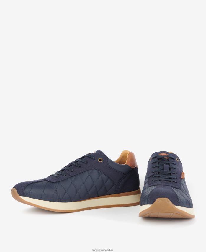 klassisk flåde seth diamant-quiltede sneakers BR2BR21314 Mænd Barbour fodtøj