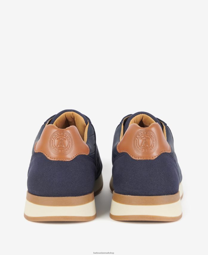 klassisk flåde seth diamant-quiltede sneakers BR2BR21314 Mænd Barbour fodtøj