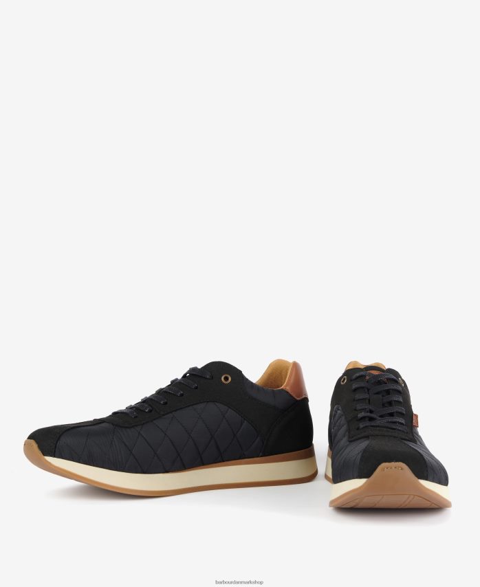klassisk flåde seth diamant-quiltede sneakers BR2BR21322 Mænd Barbour fodtøj