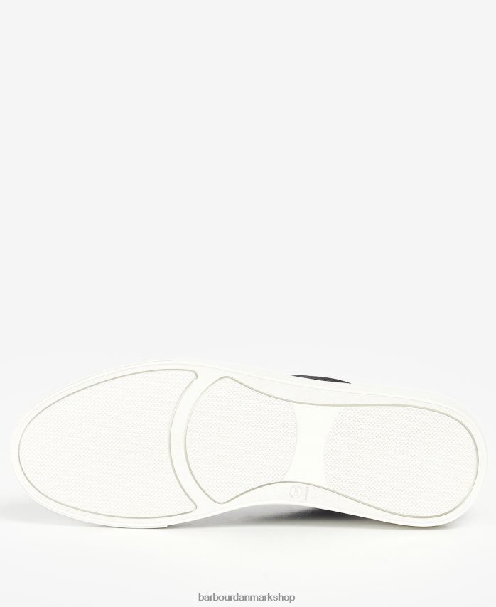 marineblå ruskind lago trænere BR2BR21307 Mænd Barbour fodtøj