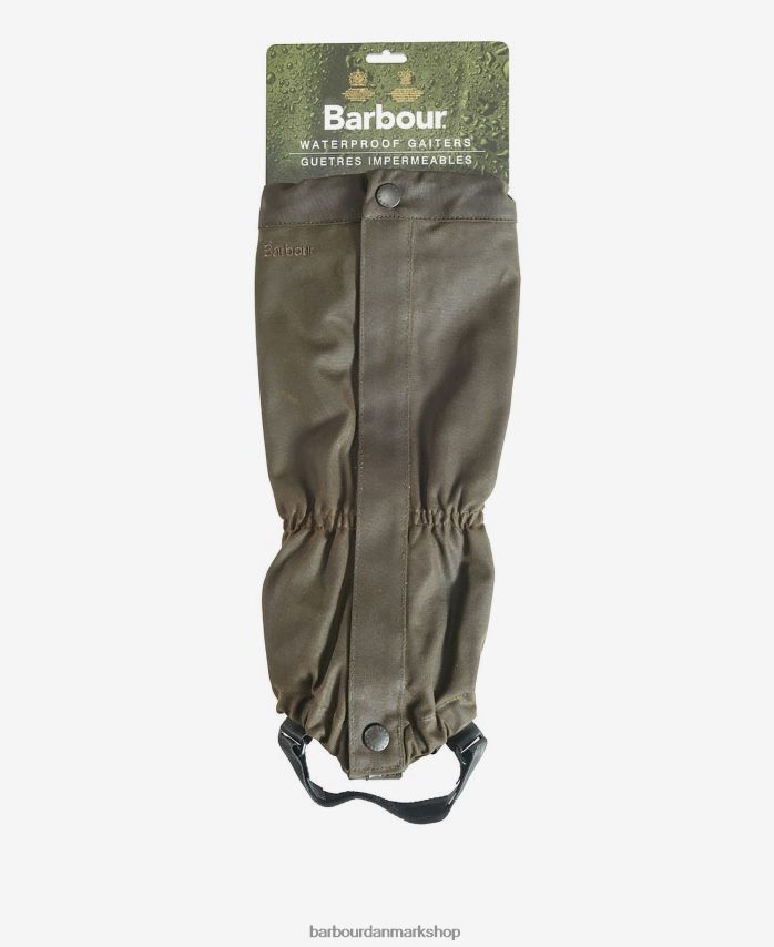 oliven gamacher i voks bomuld BR2BR21364 Mænd Barbour tilbehør
