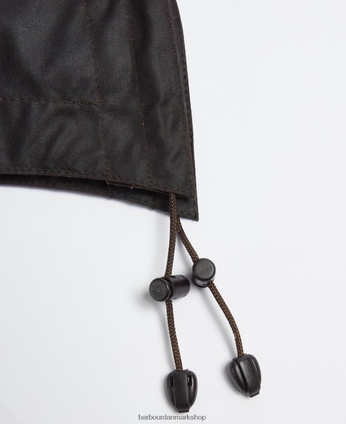 sort voks bomuldshætte BR2BR22319 Mænd Barbour tilbehør