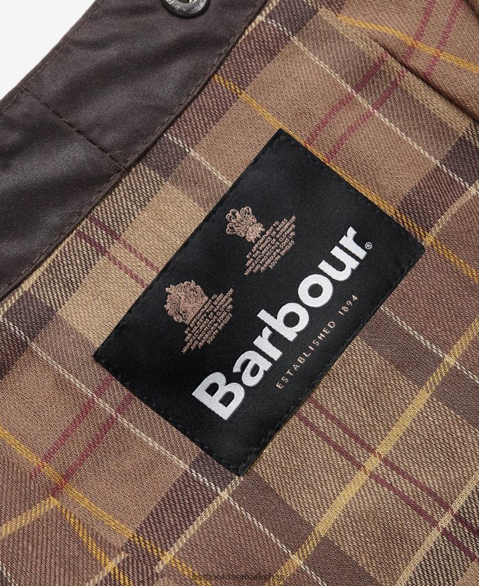 sort voks bomuldshætte BR2BR22319 Mænd Barbour tilbehør