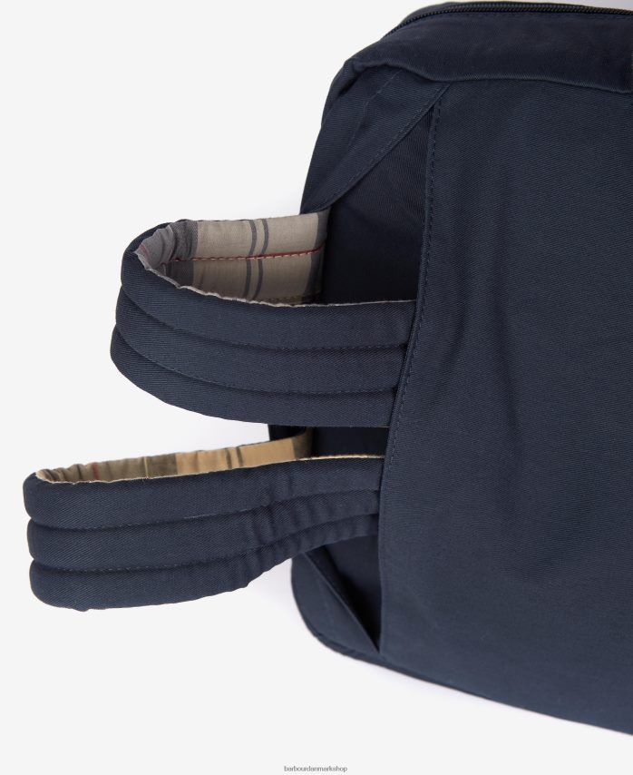 klassisk flåde cascade tre-vejs bærbar taske BR2BR22196 Mænd Barbour tilbehør