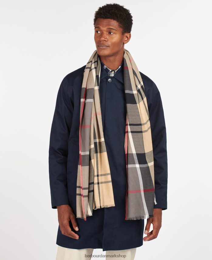 klassisk tartan walshaw tørklæde BR2BR22351 Mænd Barbour tilbehør