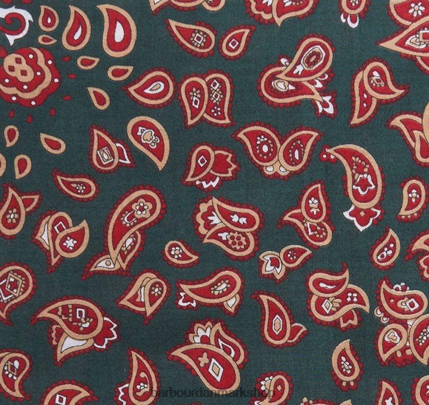 rød/grøn/marine gaveæskesæt med paisley lommetørklæder BR2BR22352 Mænd Barbour tilbehør