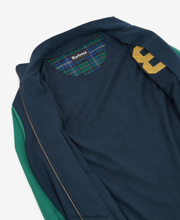 klassisk flåde northgate letterman jakke BR2BR21016 Mænd Barbour tøj