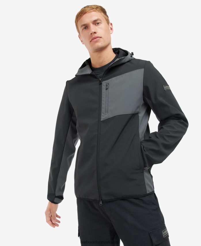 klassisk sort mercian shell & fleecejakke BR2BR21134 Mænd Barbour tøj