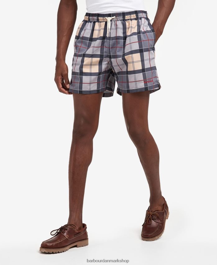 aqua tartan tartan badeshorts BR2BR21157 Mænd Barbour tøj