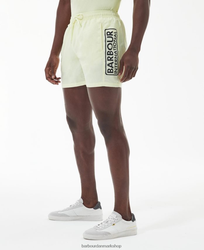 gul dis store badeshorts med logo BR2BR21214 Mænd Barbour tøj