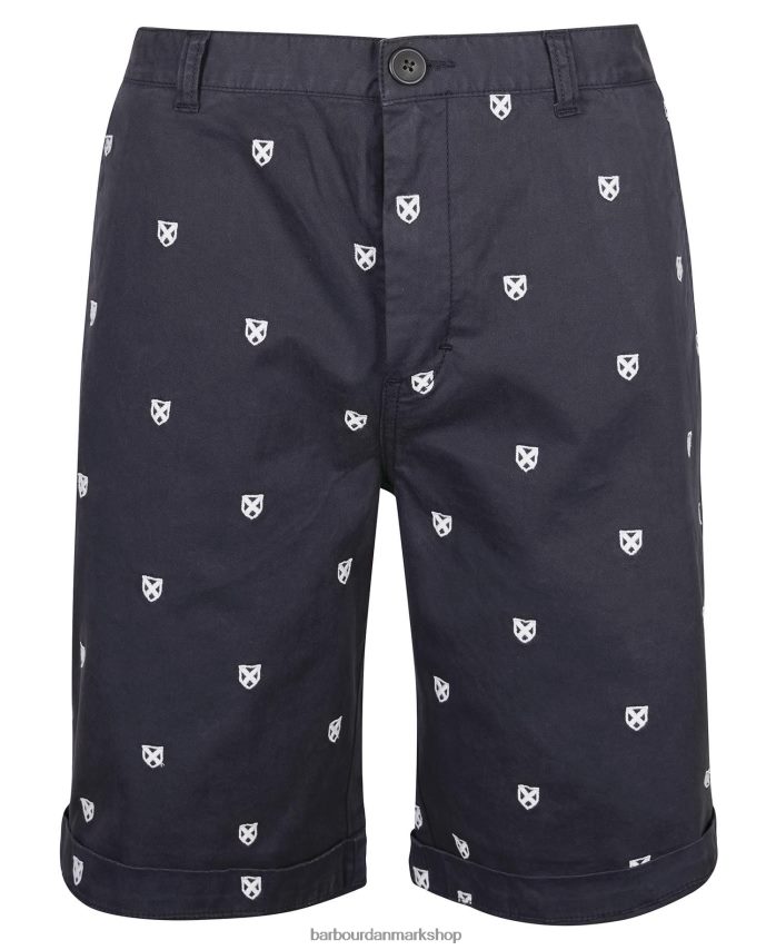 klassisk flåde broderede shorts BR2BR21230 Mænd Barbour tøj