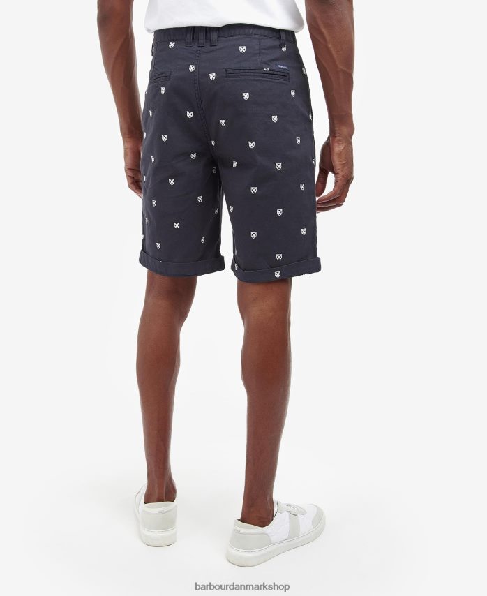 klassisk flåde broderede shorts BR2BR21230 Mænd Barbour tøj