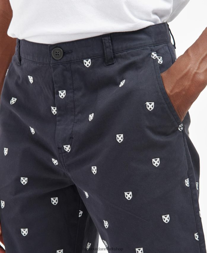 klassisk flåde broderede shorts BR2BR21230 Mænd Barbour tøj
