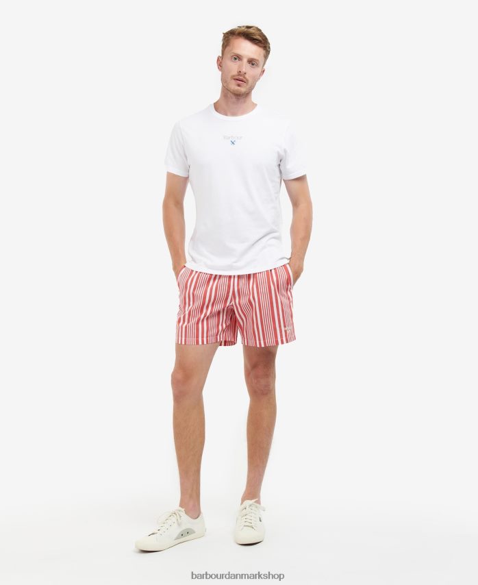 klassisk rød deckham badeshorts BR2BR21213 Mænd Barbour tøj