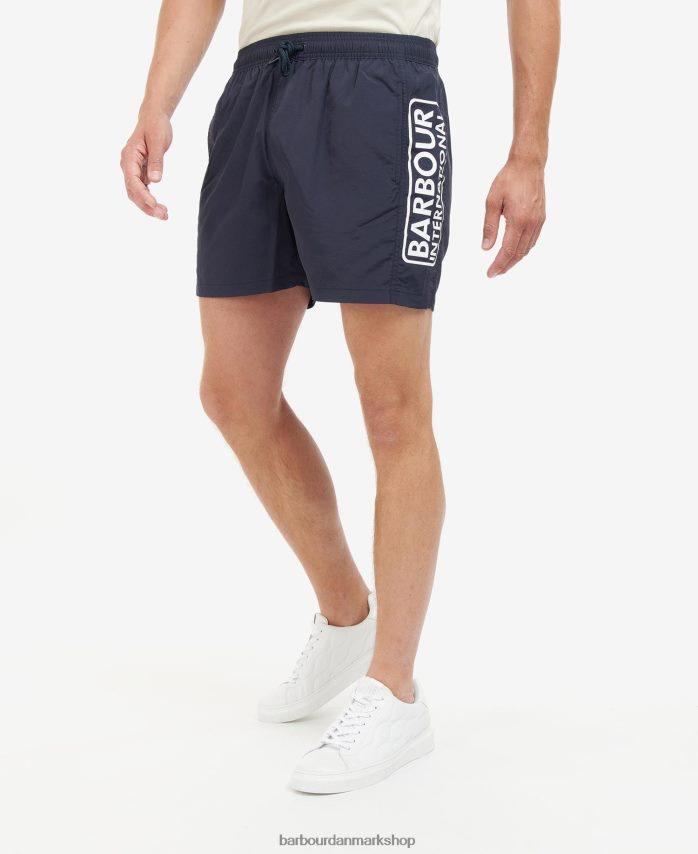 nattehimmel store badeshorts med logo BR2BR21195 Mænd Barbour tøj