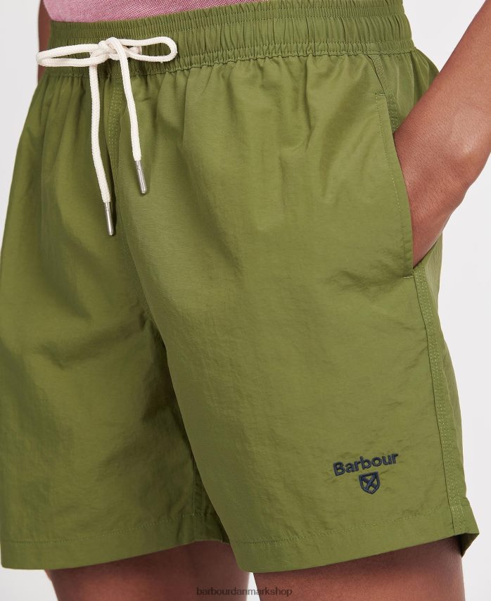 oliven essentielle logo 5'' badeshorts BR2BR21194 Mænd Barbour tøj