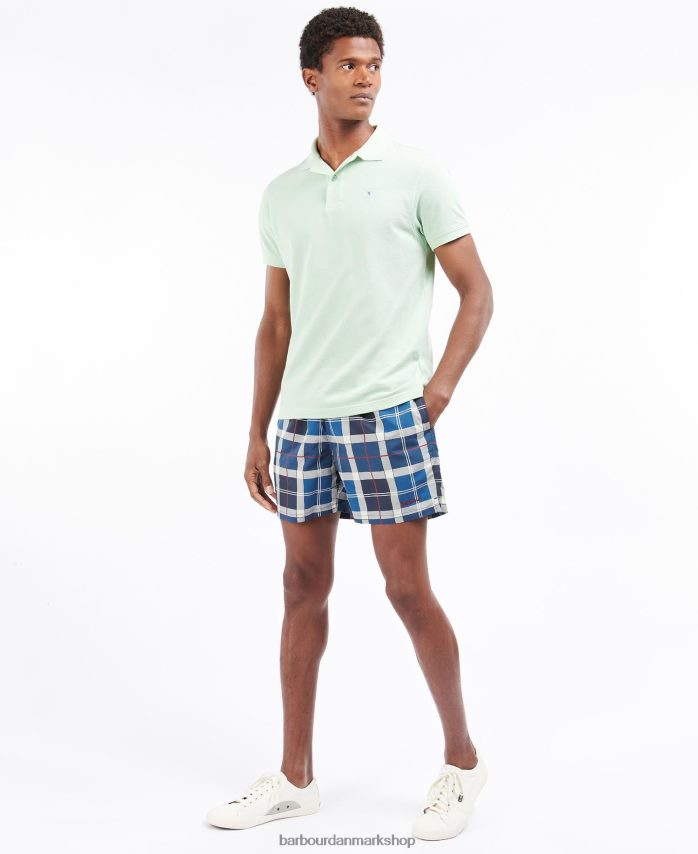 sommer navy tartan tartan badeshorts BR2BR21175 Mænd Barbour tøj