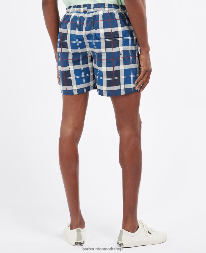 sommer navy tartan tartan badeshorts BR2BR21175 Mænd Barbour tøj