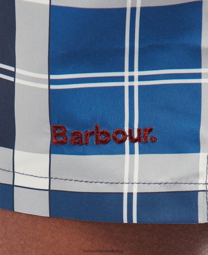 sommer navy tartan tartan badeshorts BR2BR21175 Mænd Barbour tøj