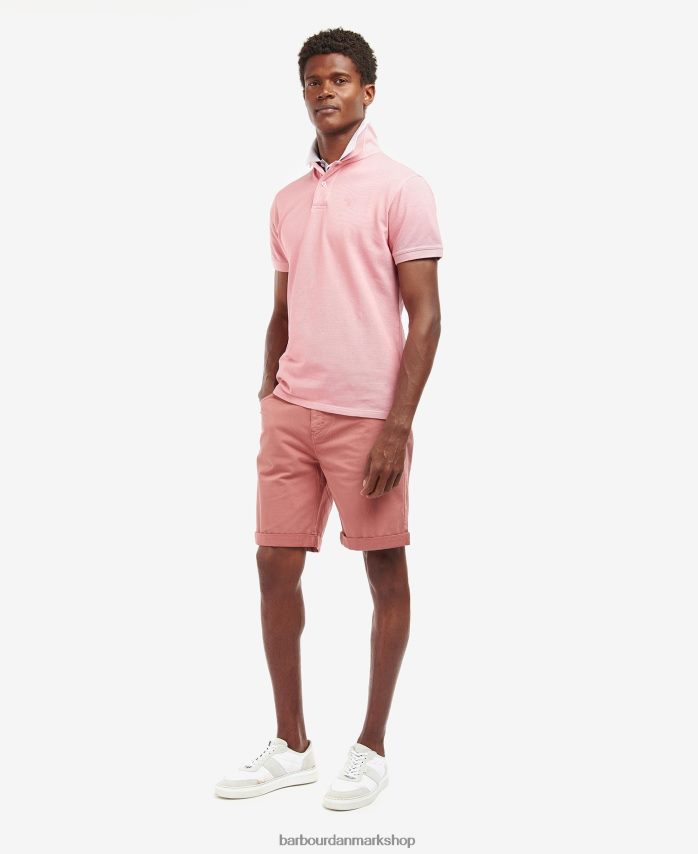 vasket blå twill shorts BR2BR21235 Mænd Barbour tøj