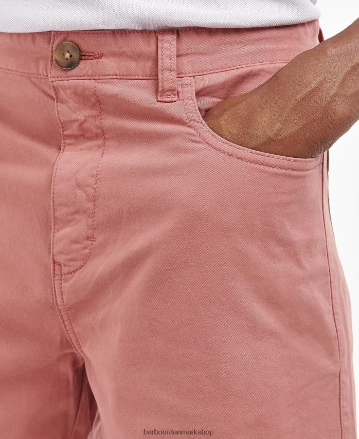 vasket blå twill shorts BR2BR21235 Mænd Barbour tøj