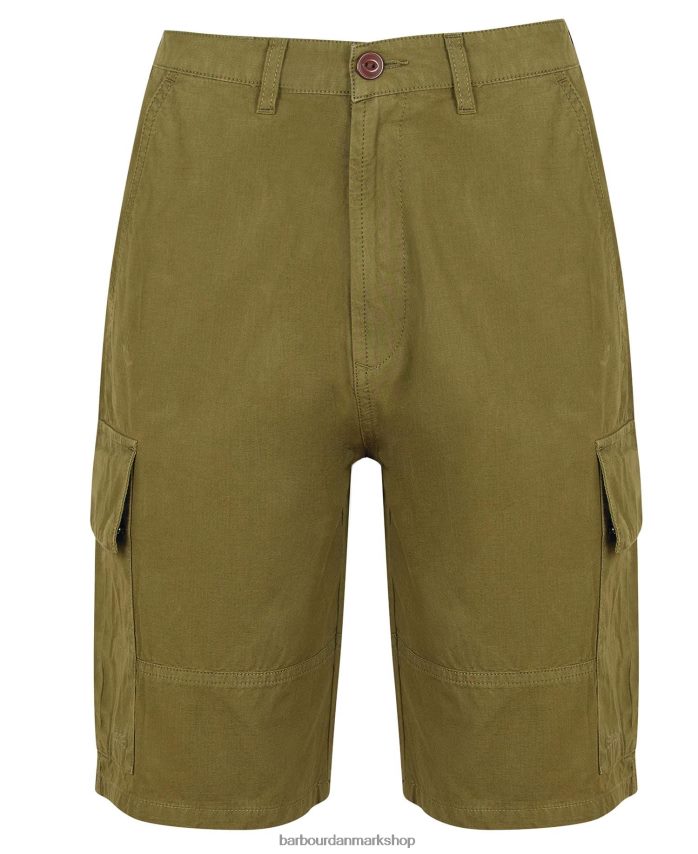vedbend grøn essentielle ripstop cargo-shorts BR2BR21159 Mænd Barbour tøj