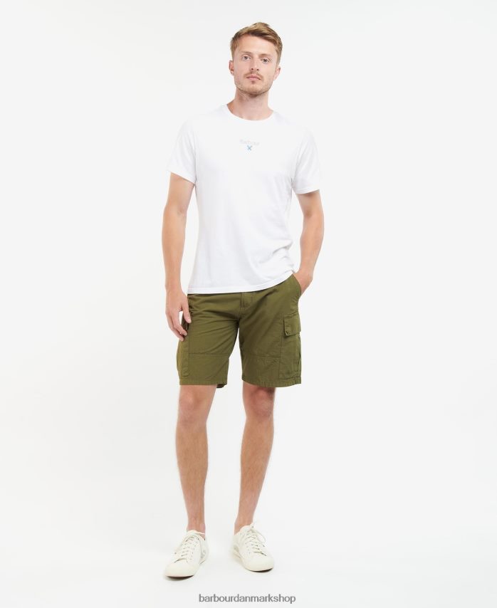 vedbend grøn essentielle ripstop cargo-shorts BR2BR21159 Mænd Barbour tøj