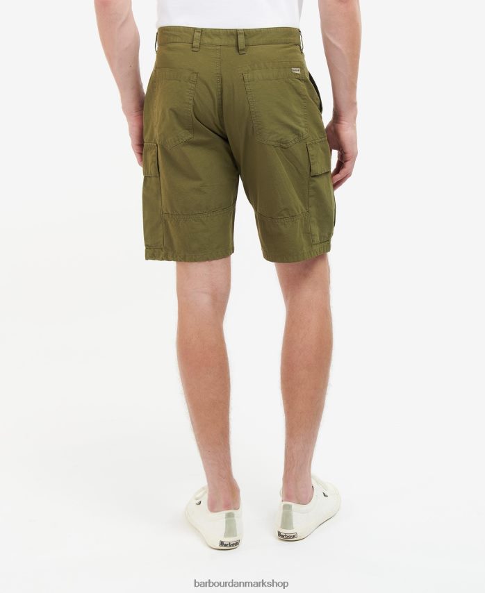 vedbend grøn essentielle ripstop cargo-shorts BR2BR21159 Mænd Barbour tøj