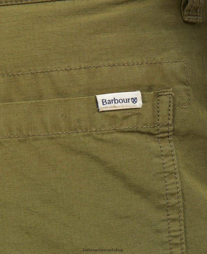 vedbend grøn essentielle ripstop cargo-shorts BR2BR21159 Mænd Barbour tøj