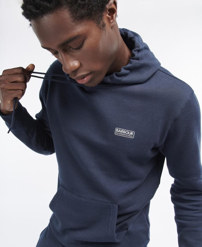 antracit mergel international lille hættetrøje med logo BR2BR2989 Mænd Barbour tøj