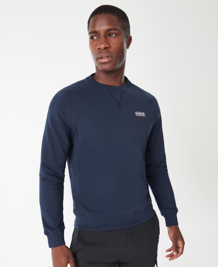 antracit mergel international sweatshirt med rund hals BR2BR21019 Mænd Barbour tøj