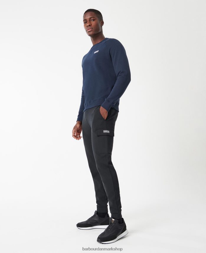 antracit mergel international sweatshirt med rund hals BR2BR21019 Mænd Barbour tøj