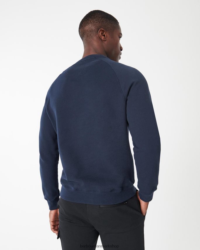 antracit mergel international sweatshirt med rund hals BR2BR21019 Mænd Barbour tøj